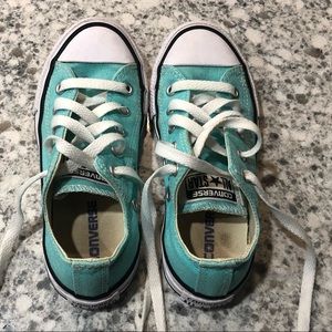 Size 12 teal converse! Great condition